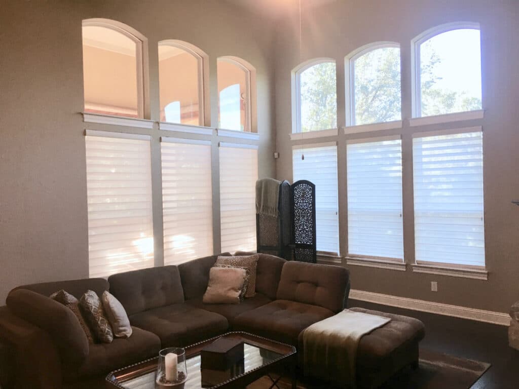 Sheer Shades in Living Room 2