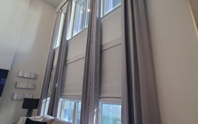 Layered Shades Tall Windows Frisco TX | Two-Story Solutions 2026